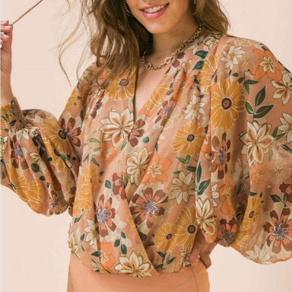 Floral bodysuit